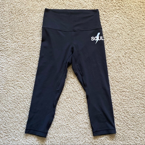 lululemon athletica Pants - SoulCycle x Lululemon Crop Tights Leggings Sz 8